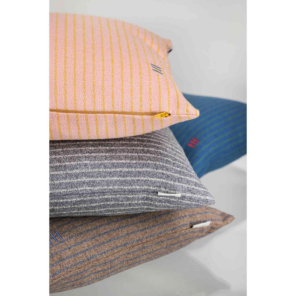 ZIERKISSENHÜLLE DEKOKISSENHÜLLE FUN STRIPE 2er Set - Rosa, Textil (38/38cm) - Esprit