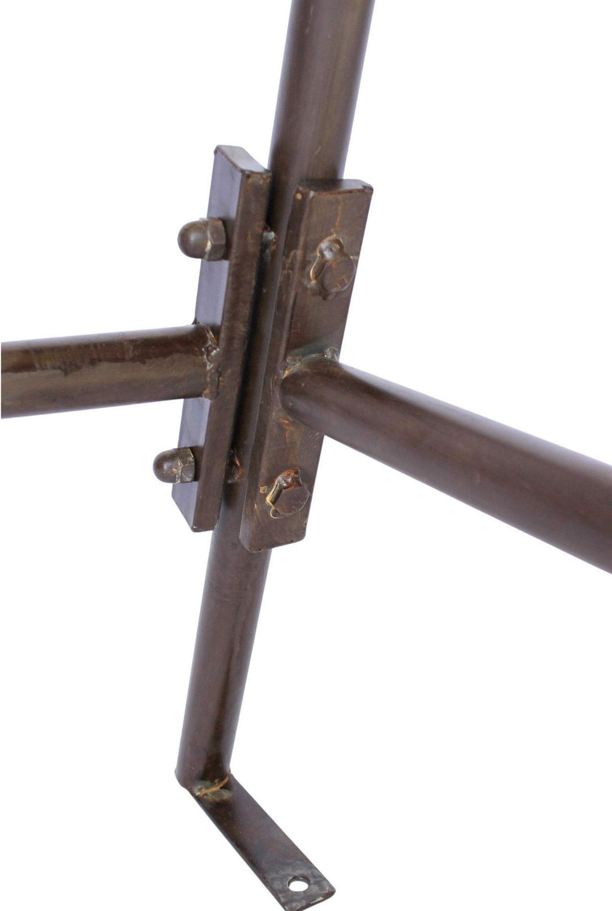 HOLLYWOODSCHAUKEL Metall Antik 2 Sitzer - Braun, Metall (157/195/105cm) - DanDiBo