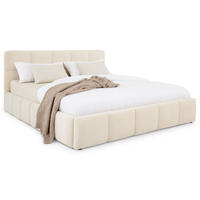 POLSTERBETT CLOUD 180x200 cm cremeweiß - Creme, Textil (180/200cm) - IDIMEX