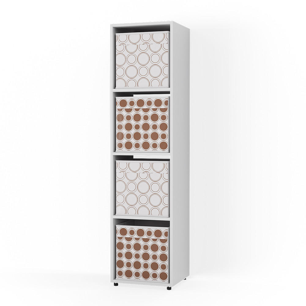 DĚLICÍ STĚNA Ludus Bílá - bílá, kompozitní dřevo (142.5/36.2/33cm) - Vicco