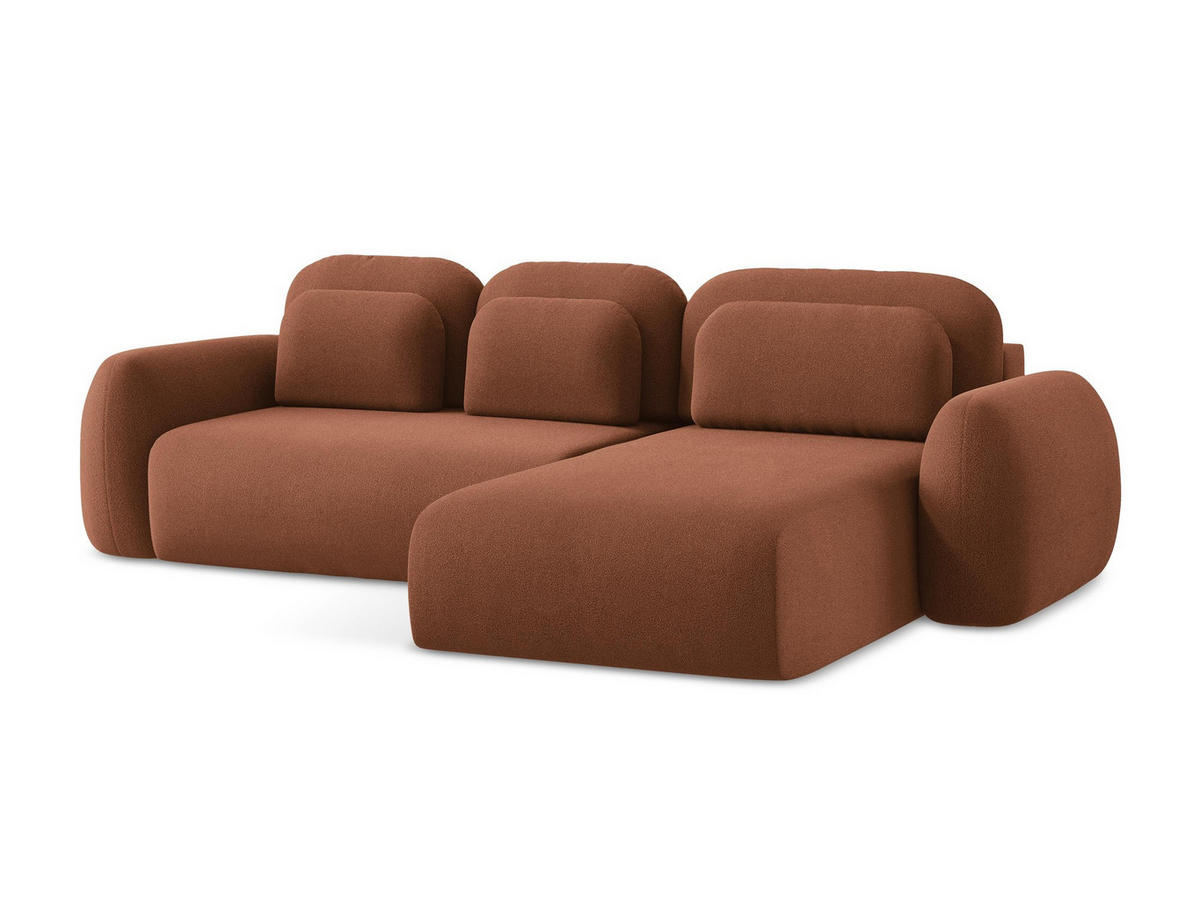 SOFAELEMENT Links Chenille Stoff Grau - Dunkelgrau/Schwarz, Holzwerkstoff/Kunststoff (179/70/113cm) - Makamii