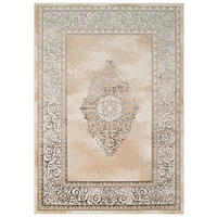 TEPPICH ARES Grau Beige 300/400 cm - Beige/Grau, Kunststoff (300/400cm) - Tapiso