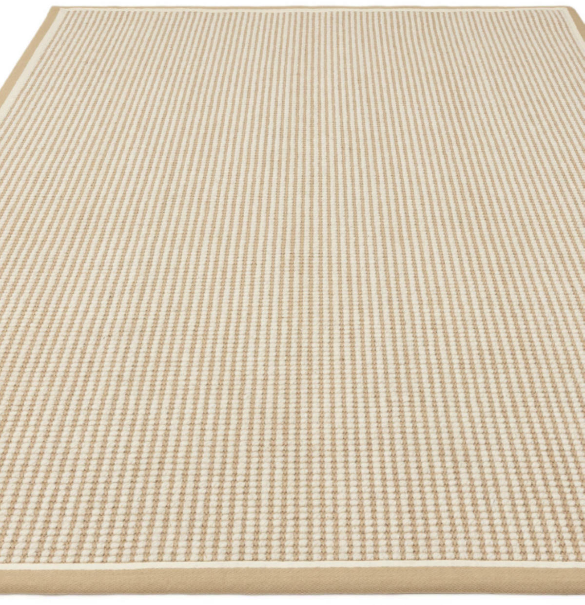 TEPPICH modern Wohn-/Schlafzimmer Wolle & Naturfaser ROKA Beige 120x170 cm - Beige, Naturmaterialien (120/170cm) - Novatrend