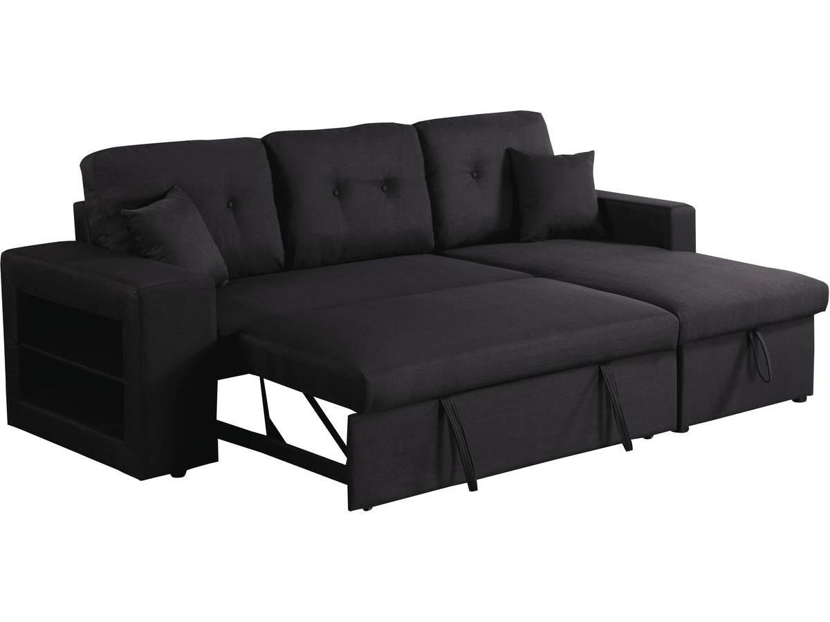 ECKSCHLAFSOFA Axel Weiß/Grau - Multicolor, Textil (233/146cm) - Habitat Garten