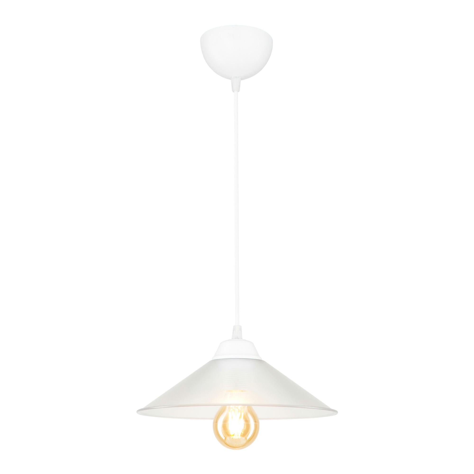 HÄNGELEUCHTE Hereford - Transparent, Kunststoff (26/26/48cm) - lux.pro