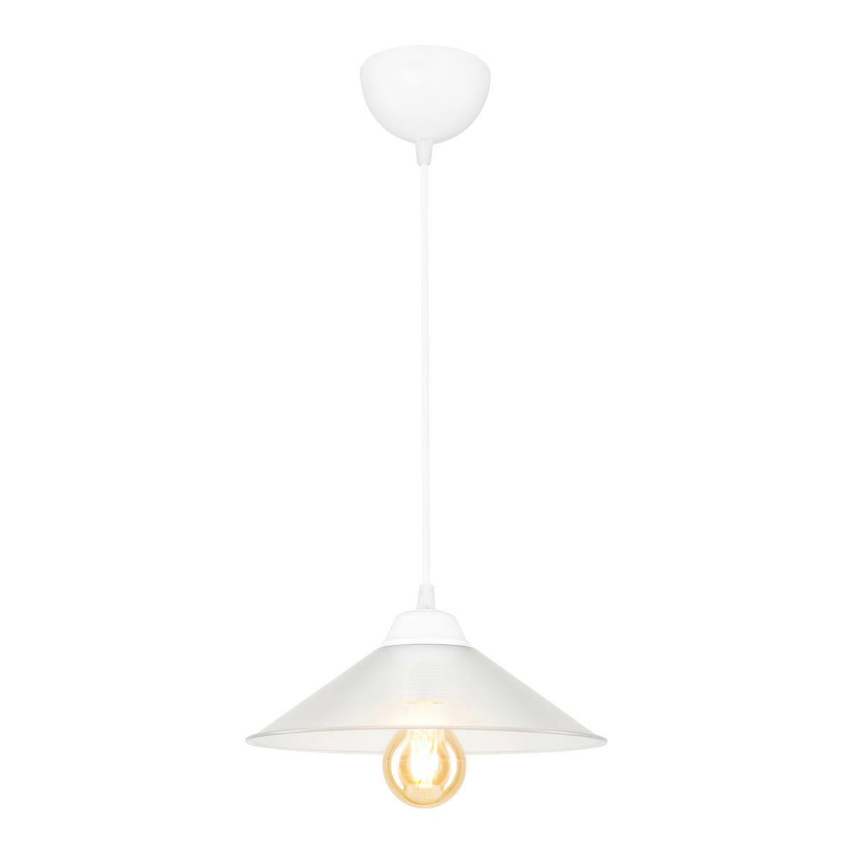 HÄNGELEUCHTE Hereford - Transparent, Kunststoff (26/26/48cm) - lux.pro