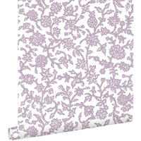 TAPETE Blumenmuster 50 x 900 cm - Lila, Papier (50/900cm) - ESTAhome