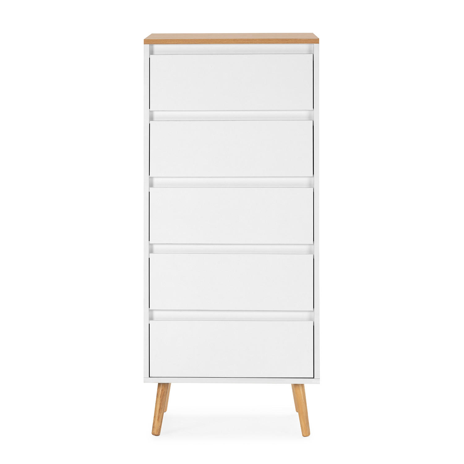 KOMMODE 50/115/40 Desi Weiß - Weiß, Holzwerkstoff (50/115/40cm) - VS Venta-stock