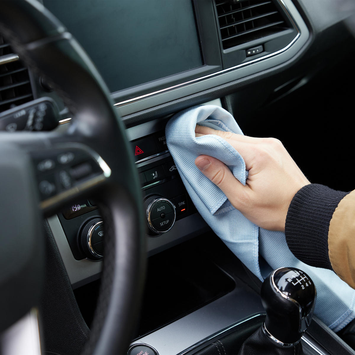 6XMIKROVLÁKNOVÉ utierky - sivá, textil/plast (60/0.8cm) - Relaxdays