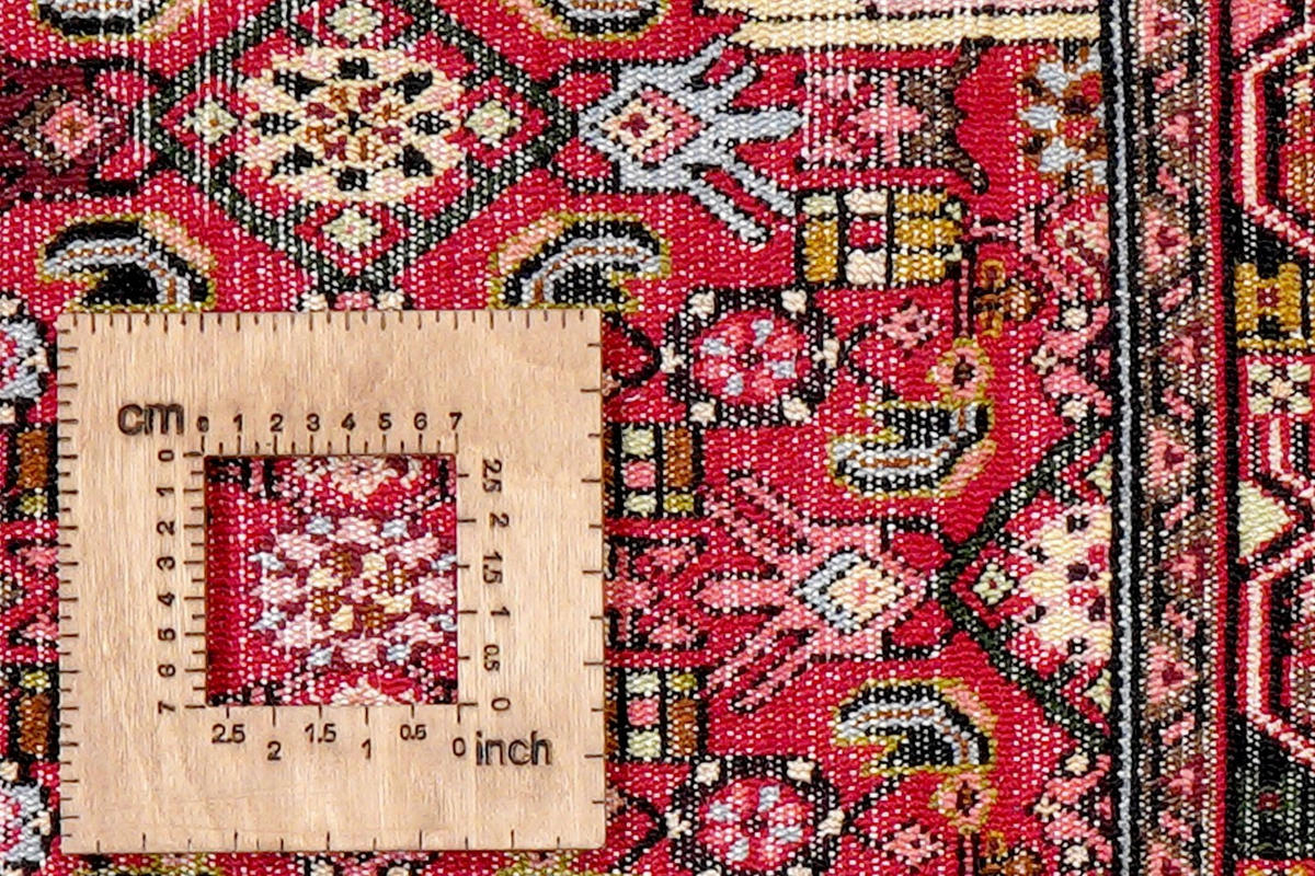 LÄUFER Orient handgeknüpft Assadabad Rot 211/79 cm Schurwolle - Rot, Textil (79/211cm) - Looma