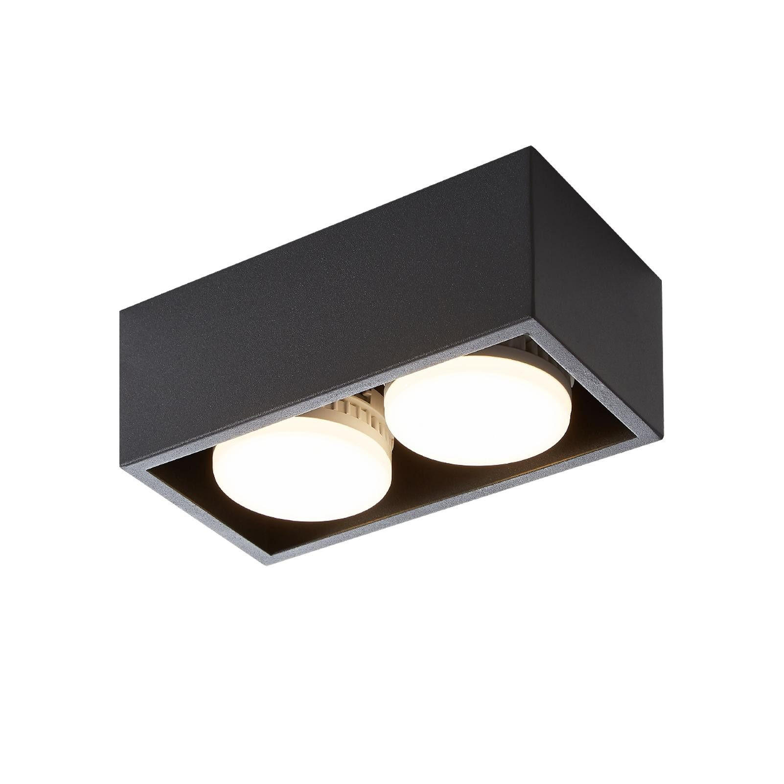 ZMH Deckenstrahler Schwarz 10x8x20 cm