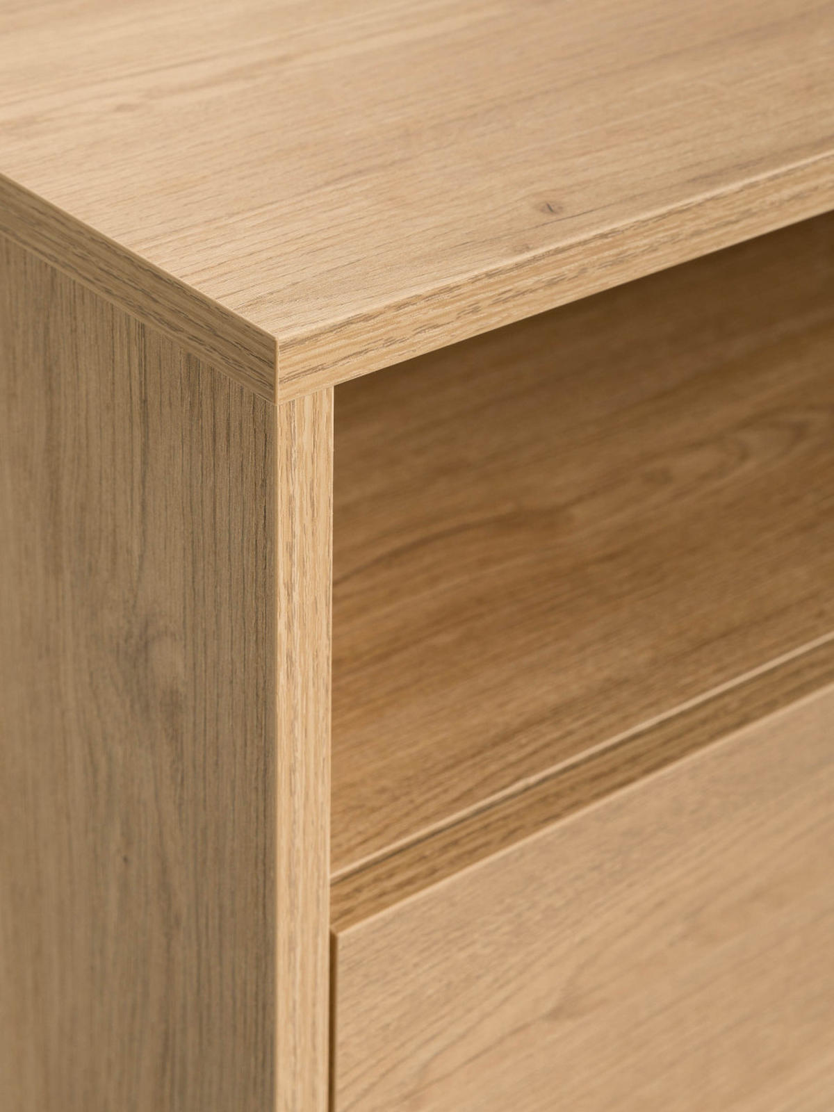 TV-ELEMENT Hegas Natur 180 cm x 43.6 cm - Braun, Holzwerkstoff (180/43/41cm) - Kenay Home