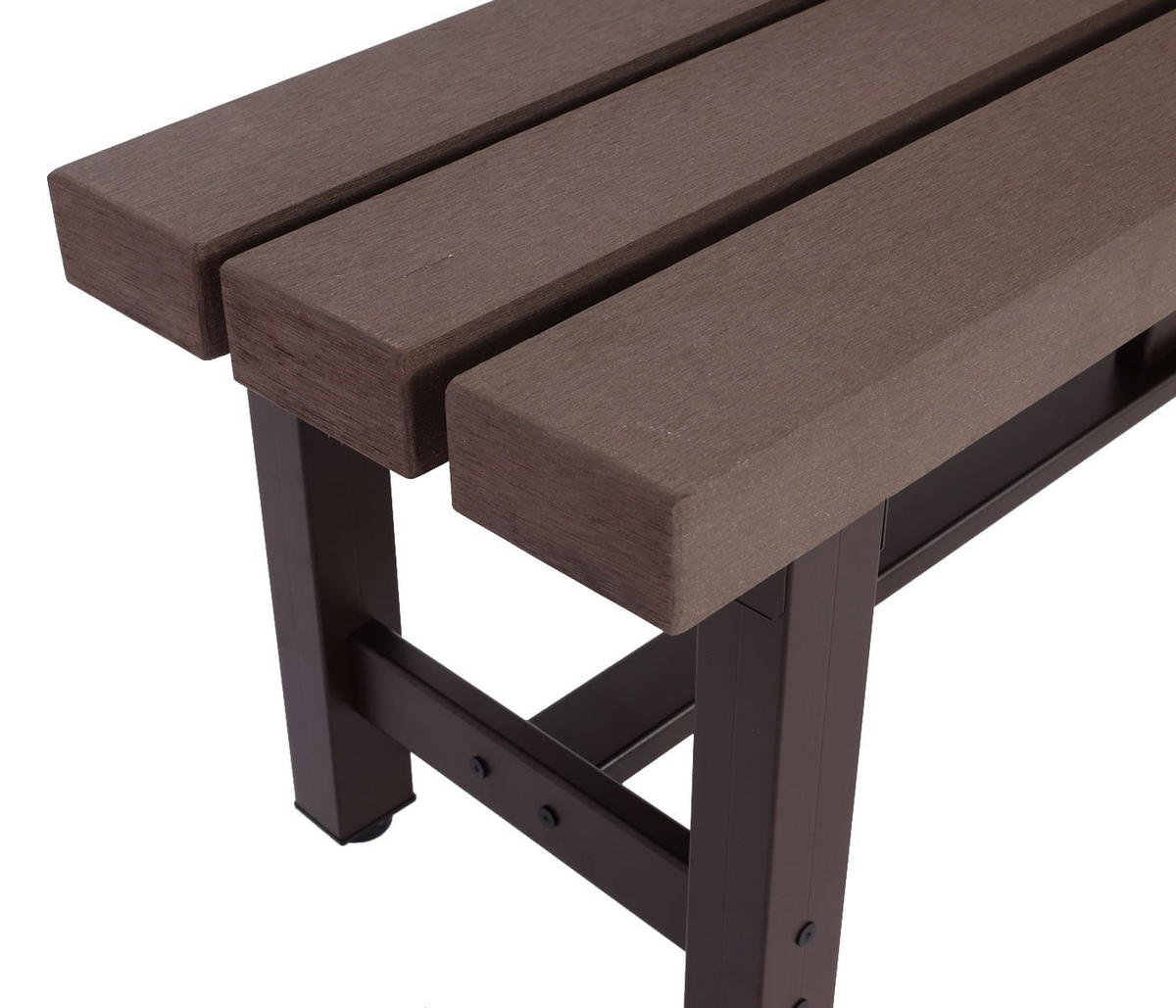 GARTENBANK Alu 40x180x34cm Braun - Braun, Kunststoff (180/40/34cm) - PROREGAL