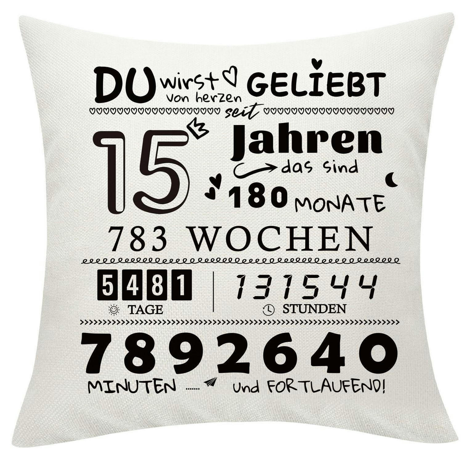 XXXLutz Zierkissenbezug Schwarz 45x45 cm