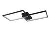 LED-DECKENLEUCHTE Edith 80/39/7.5 cm - Schwarz, Kunststoff (80/39/7.5cm) - Nettlife