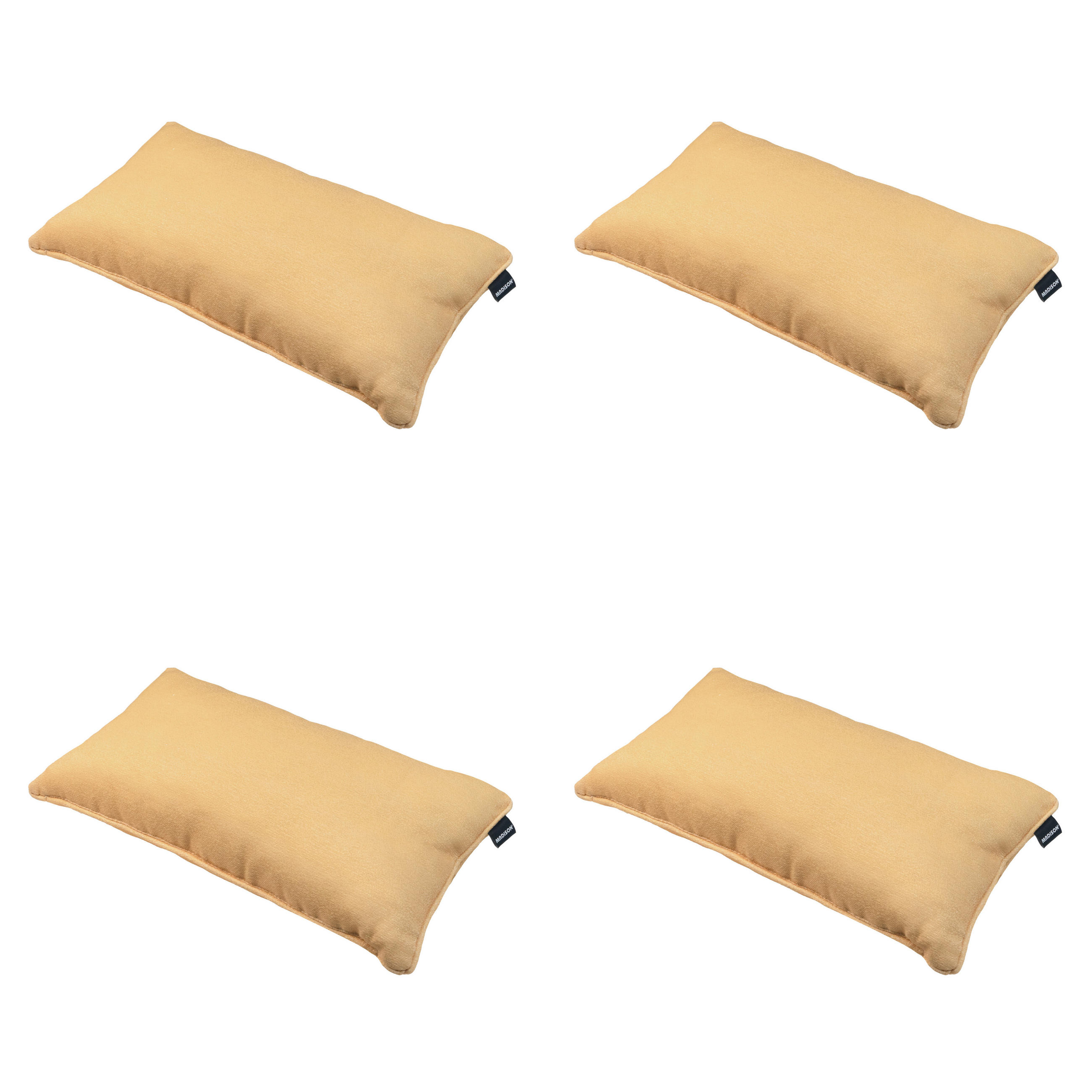 DEKORATIONSKISSEN Napels - Gelb - 30/50/10 cm - 4er-Set - Gelb, Textil (50/30cm) - Madison