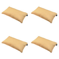 DEKORATIONSKISSEN Napels - Gelb - 30/50/10 cm - 4er-Set - Gelb, Textil (50/30cm) - Madison