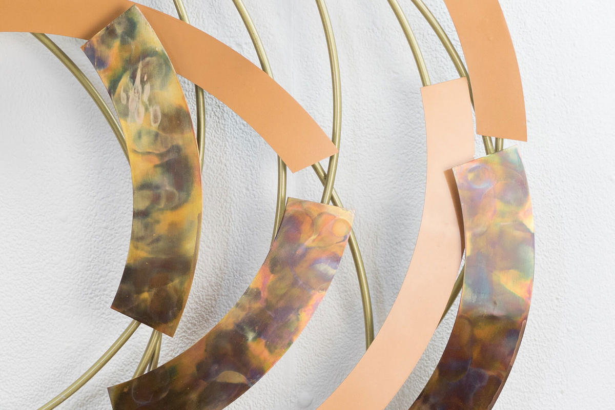 WANDDEKO Kupfer 99/92 cm - Kupferfarben, Metall (7.13/92/8cm) - KUNSTLOFT