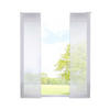 SCHIEBEGARDINE 2ER SET »Nizza« HxB 245x60 cm Weiß - Weiß, Textil (60/245cm) - Gardinenbox