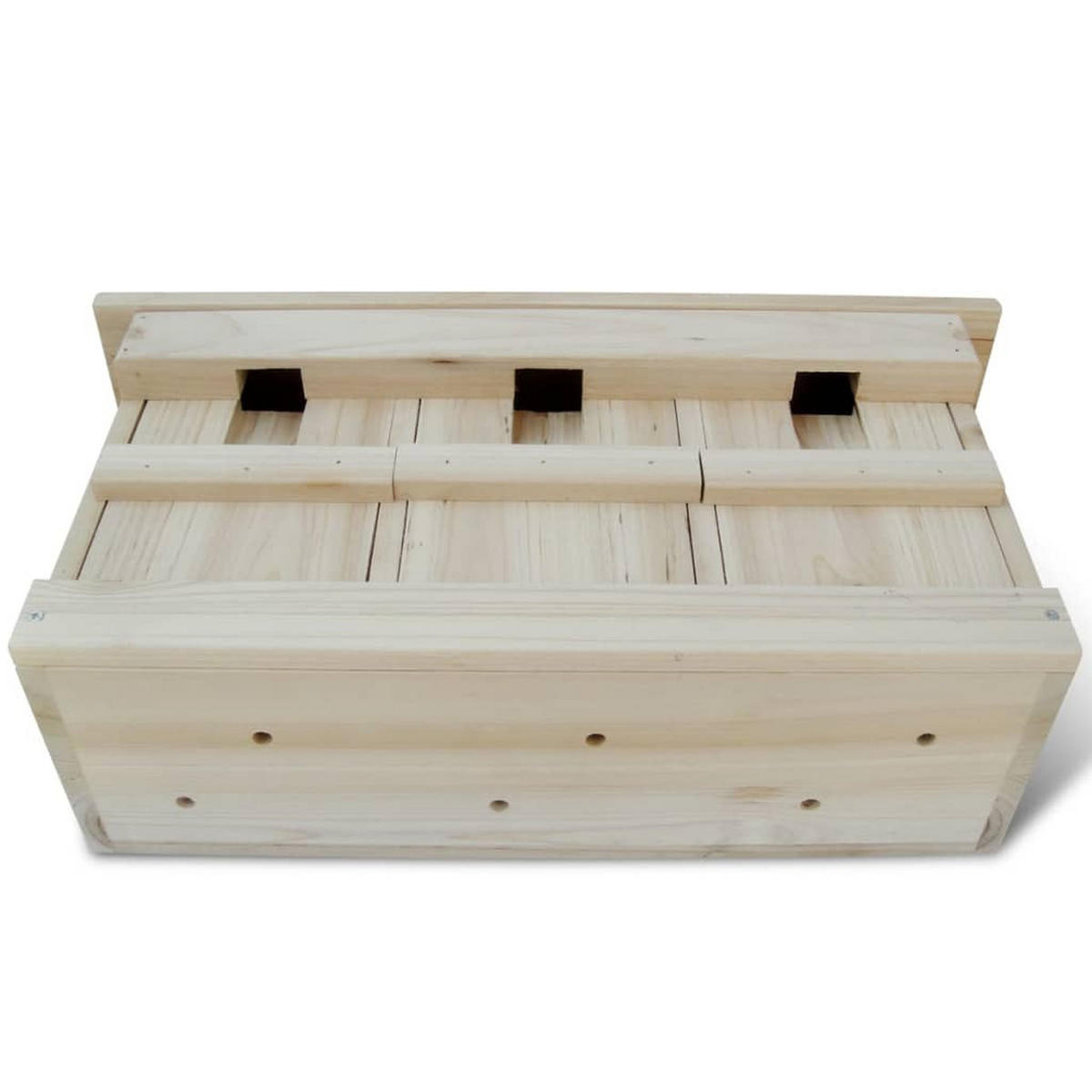 SPATZEN-NISTKASTEN 44/15,5/21,5 Cm - Braun, Holz (15.5/21.5/44cm) - vidaXL