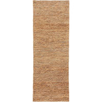 JUTETEPPICH Cosmo Hellbraun 80x250 cm - Hellbraun, Textil (80/250cm) - benuta Pure