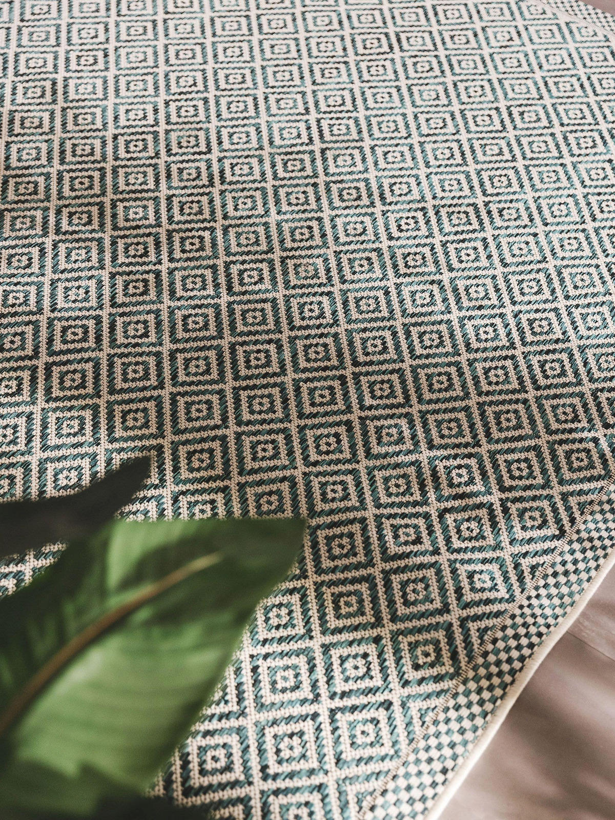 OUTDOORTEPPICH Cleo Blau 120x170 cm - Blau, Textil (120/170cm) - benuta Nest