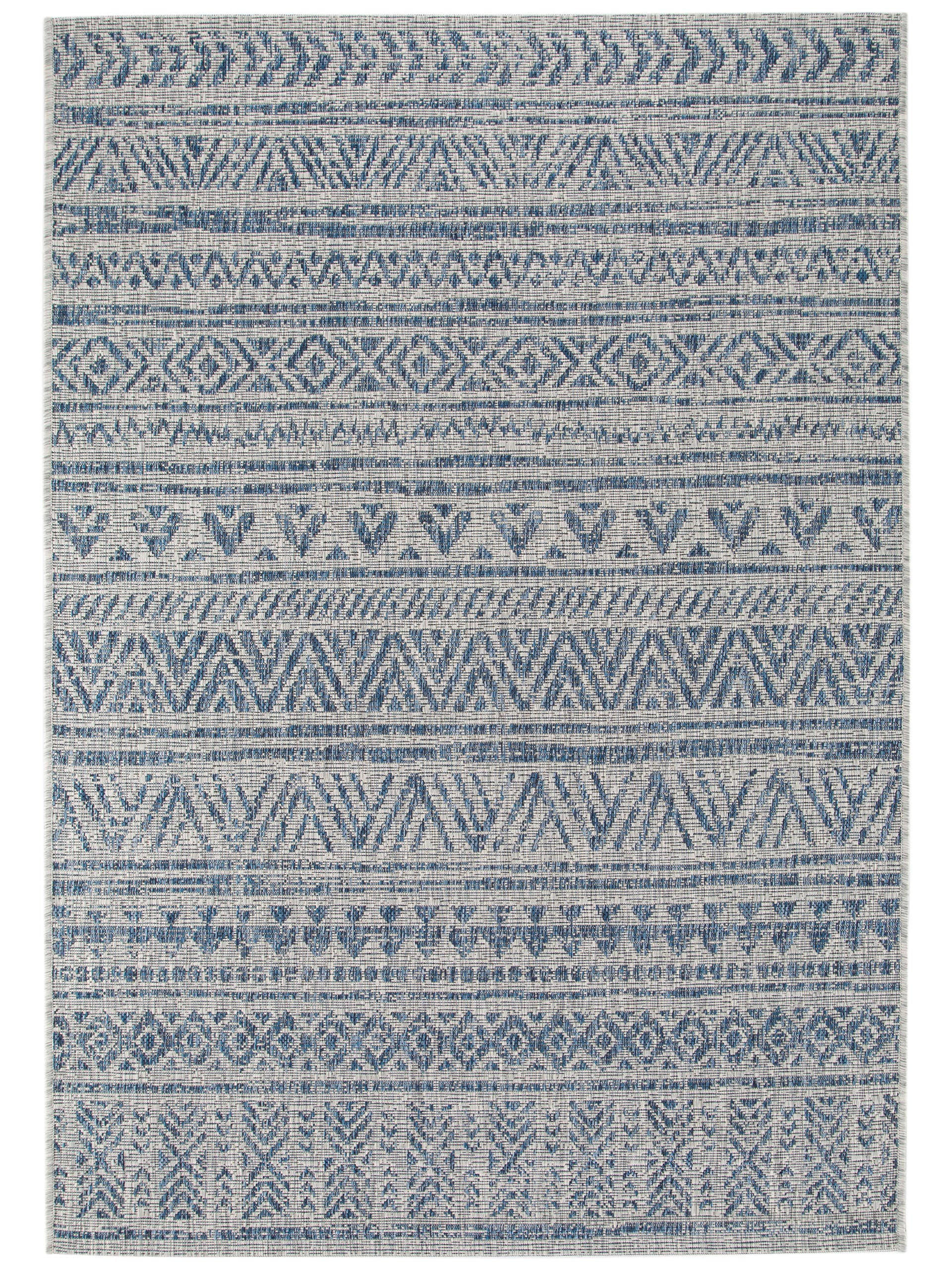 OUTDOORTEPPICH Cleo Blau 140x200 cm - Blau, Textil (140/200cm) - benuta Nest