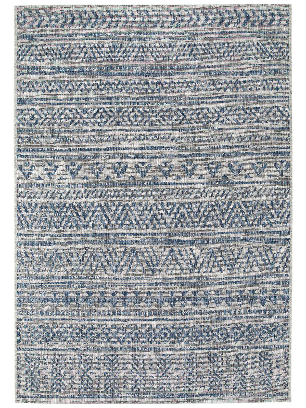 OUTDOORTEPPICH Cleo Blau 140x200 cm - Blau, Textil (140/200cm) - benuta Nest