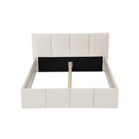 POLSTERBETT Dalas Beige 160 x 200 x 40 cm Stauraum Ohne Matratze und Lattenrost - Beige, Holz (160/200cm) - Halmon Schlafkomfort Betten 