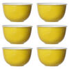 MÜSLISCHALEN Doppio Gelb ø 14 cm 6er Set - Gelb, Keramik (14cm) - Ritzenhoff Breker