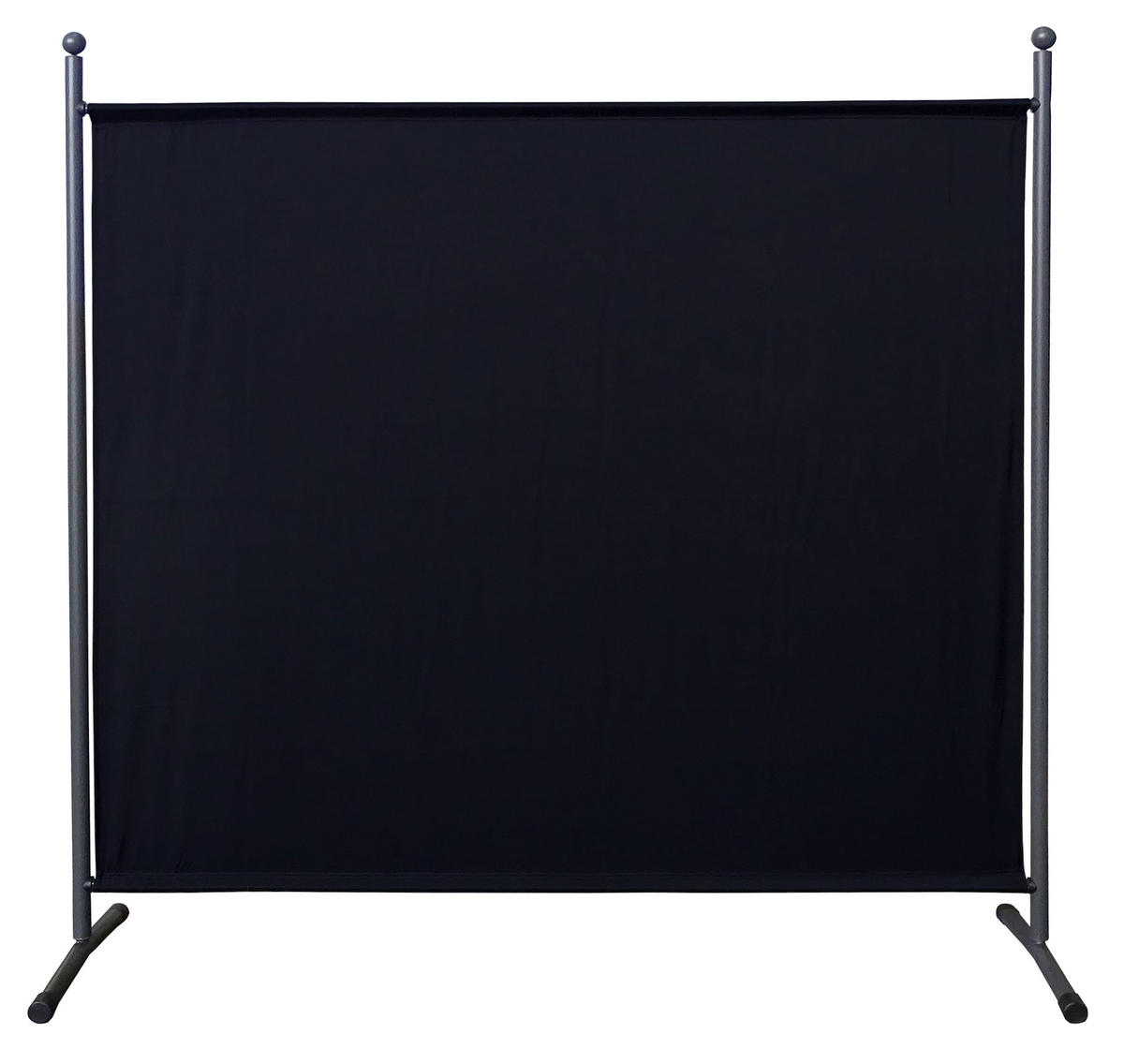 PARAVENT 1-tlg. 180x178 cm Schwarz - Schwarz, Metall (178/180cm) - QUICK STAR