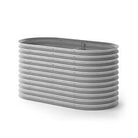 KOMPOSTER Garten, Silber, 160 x 82 cm - Silberfarben, Metall (160/80/82cm) - Vicco