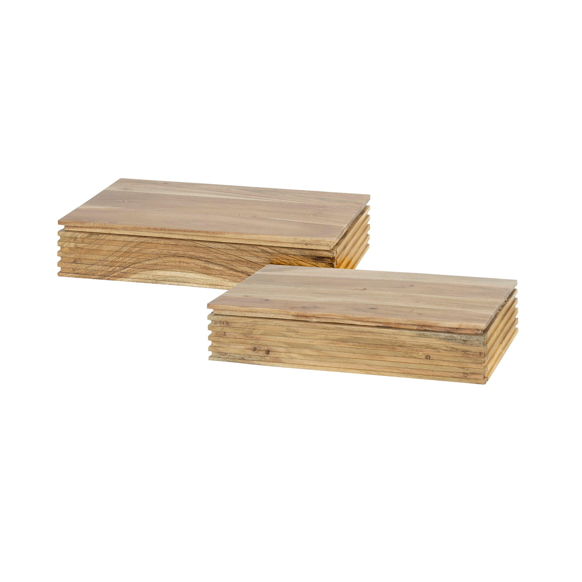 NACHTTISCH Layer Braun 25/40/ 8 cm - Braun, Holz (40/8/25cm) - Hoyz Collection