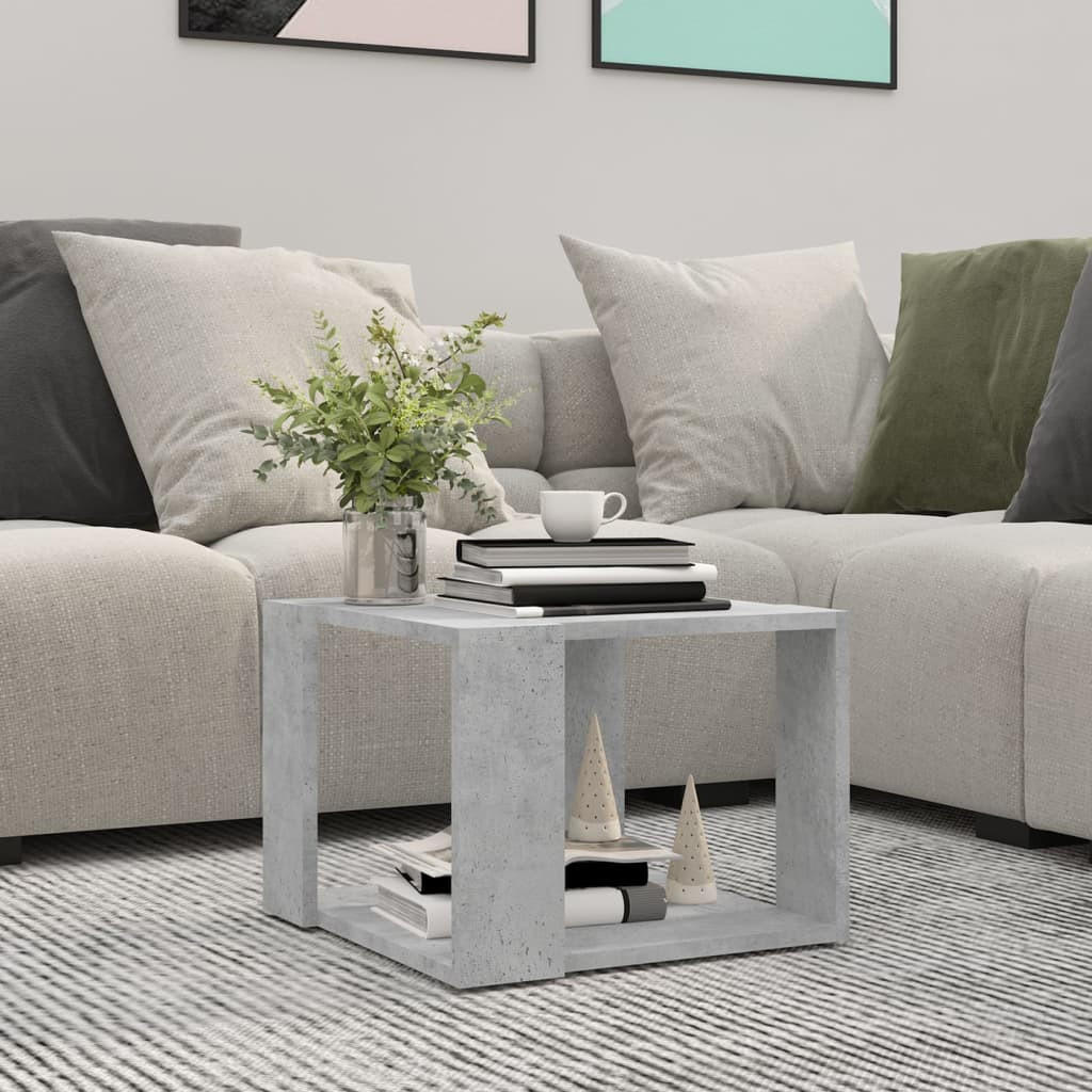 COUCHTISCH Betongrau 40x40x30 cm Holzwerkstoff - Grau, Holzwerkstoff (40/40/30cm) - furnicato