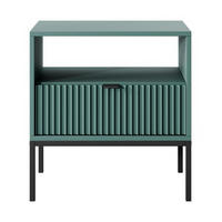 NACHTTISCH – S54 – 54 cm – NOVA – Grün - Grün, Holzwerkstoff (54/56/39cm) - hi-markt