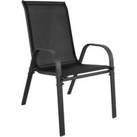 GARTENSTUHL set aus 4 teilen - Schwarz, Metall (56/91/54cm) - A2A Home
