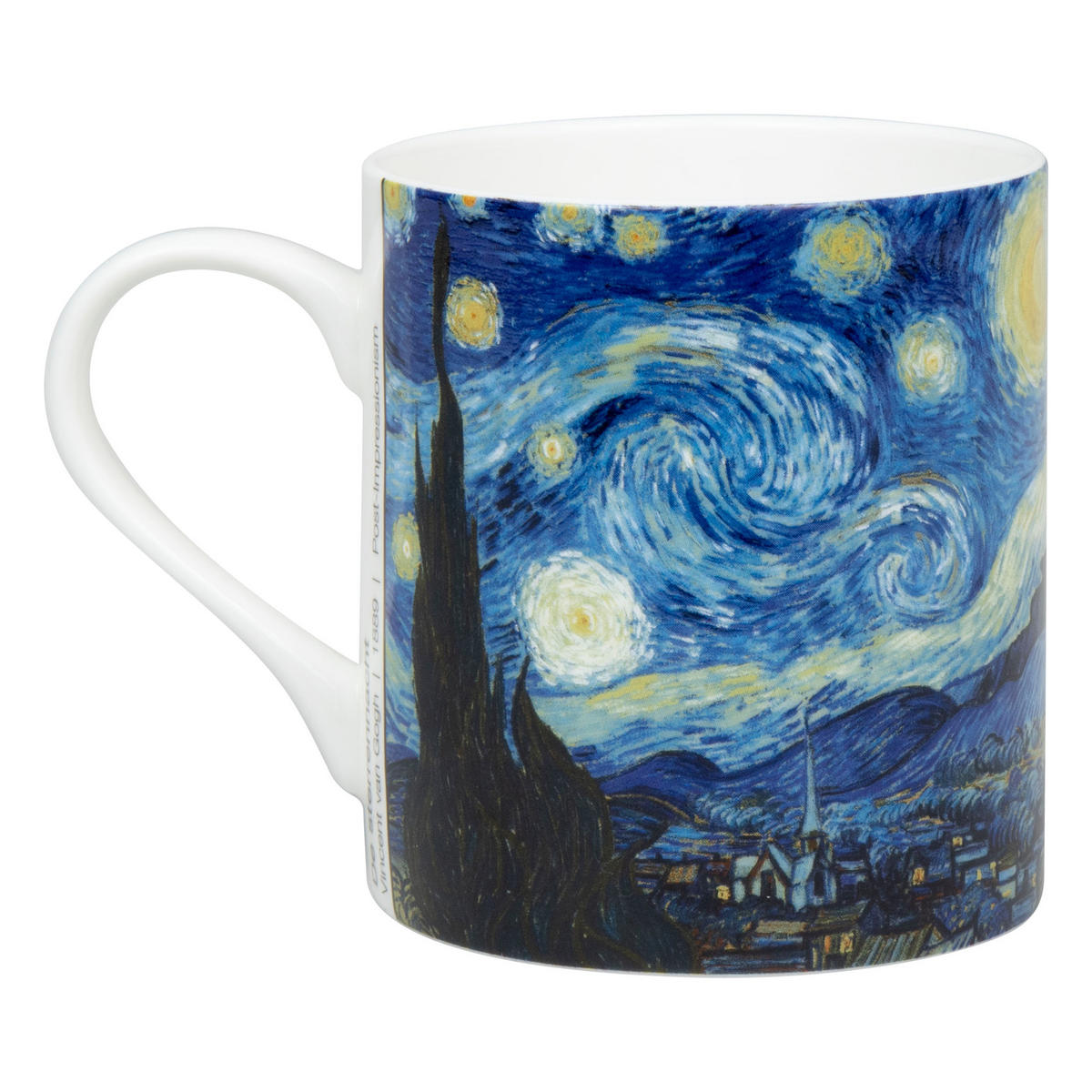 KAFFEEBECHER De Sterrennacht by Van Gogh - Naturfarben, Keramik (0.4L) - Könitz