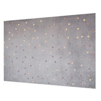 FOTOTAPETE 312x219 cm - Symmetrische Punkte - Grau, Textil (312/219cm) - Wallfluent