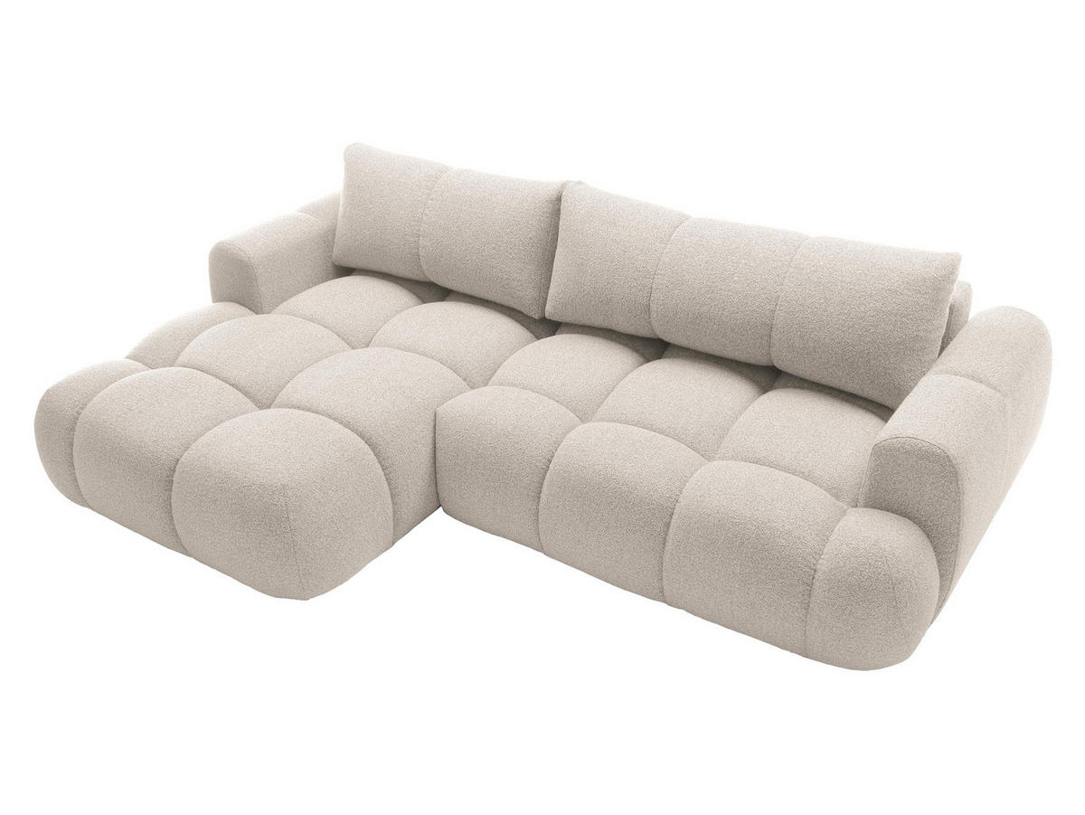 ECKSOFA Mitto, Seite: Links - Schwarz/Naturfarben, Holz/Kunststoff (270/173cm) - MIRJAN24