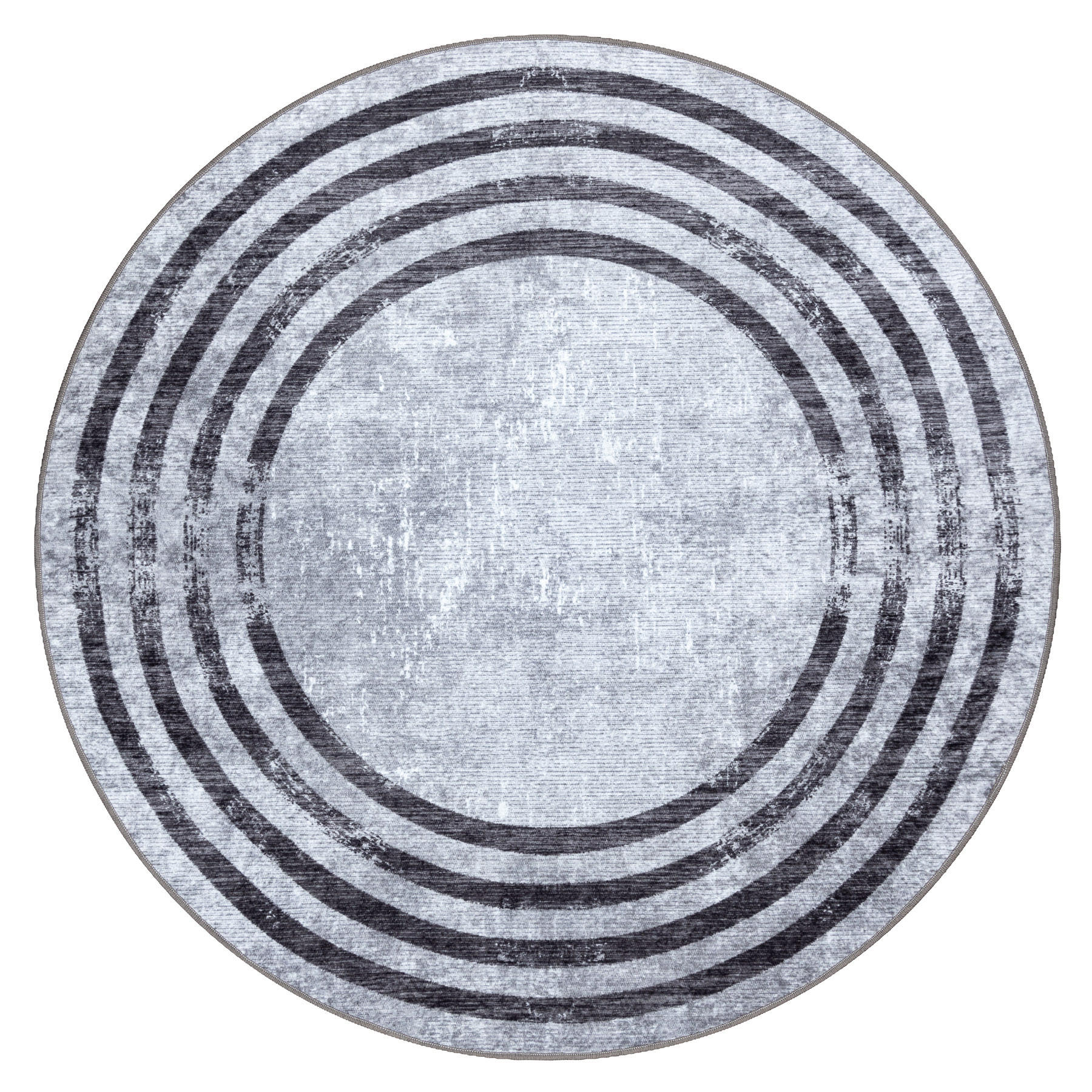 TEPPICH Miro 100 cm - Grau, Textil (100/100cm) - rugsX