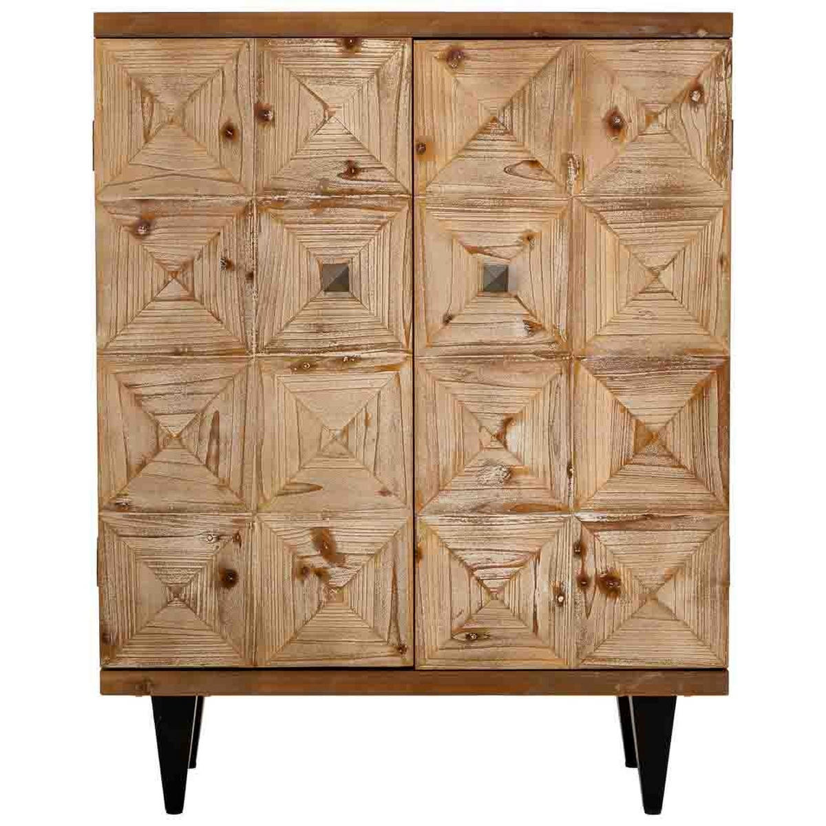 KONSOLENTISCH aus Holz, braun, 74x38x96cm - Naturfarben, Holz (38/74/96cm) - Wanderlust