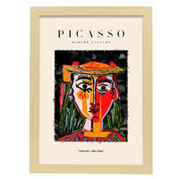 POSTER Picasso Sammlungs31 A3 Rahmen Aus Hellem Holz - Beige, Papier (29.7/5/42cm) - Nacnic