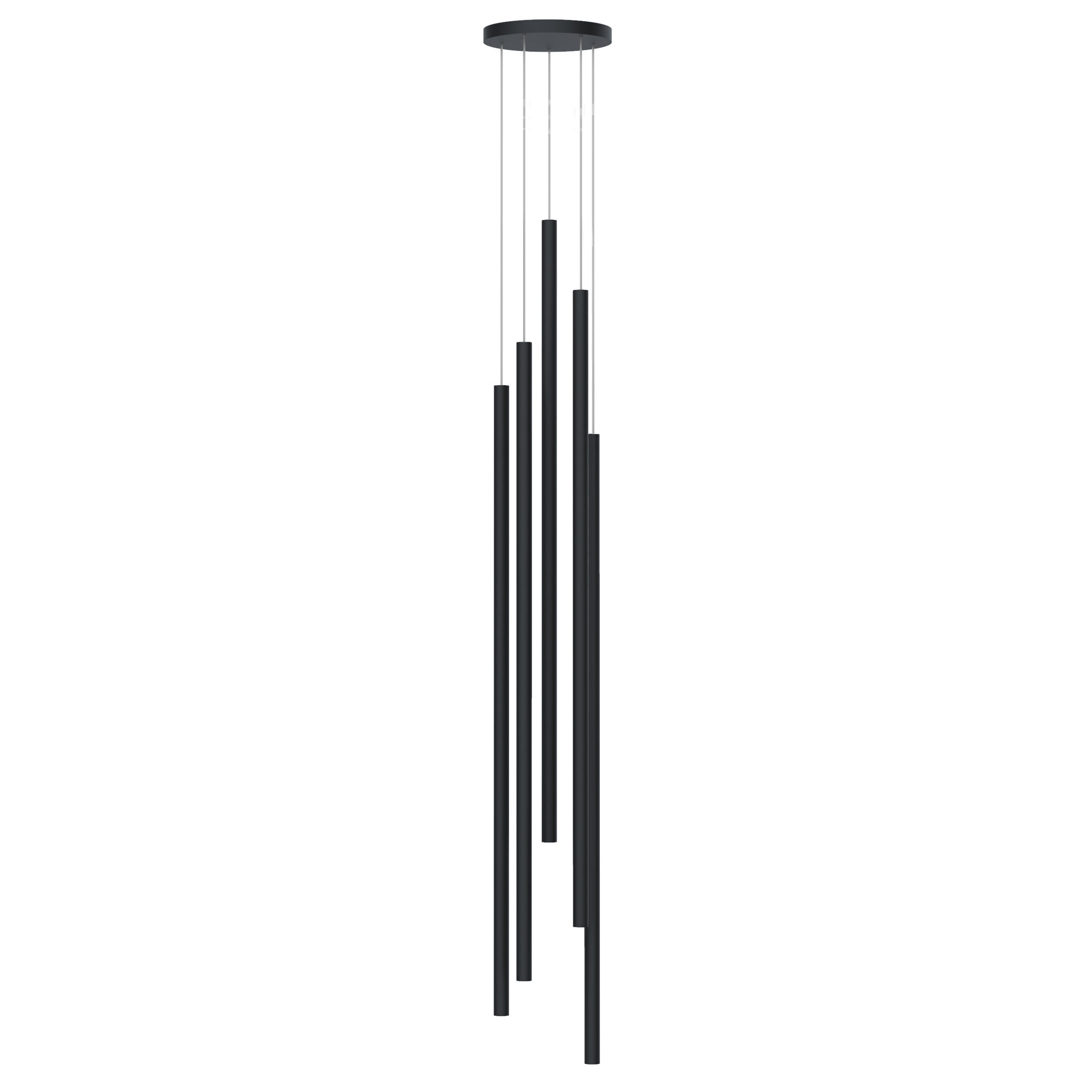 Lumicom Led-Hängeleuchte Anthrazit 16x160x16 cm