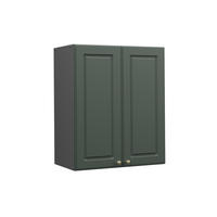 HÄNGESCHRANK Fame-Line Grün-Gold Landhaus 60 cm - Anthrazit/Grün, Holzwerkstoff (60/72/34.1cm) - Vicco