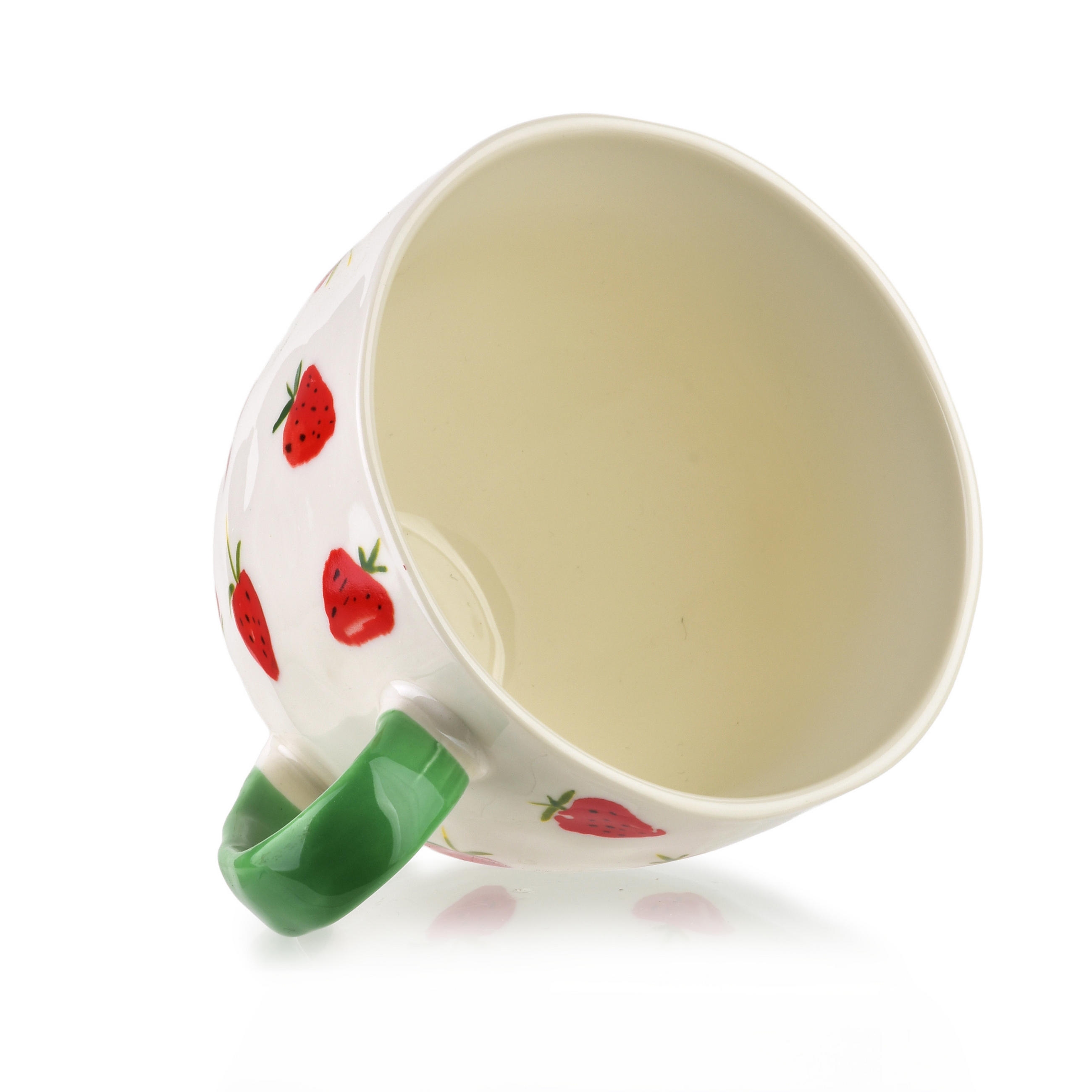 BECHER Trusci Rot 11x15x9 cm Porzellan - Rot, Keramik (0.4L) - Mondex