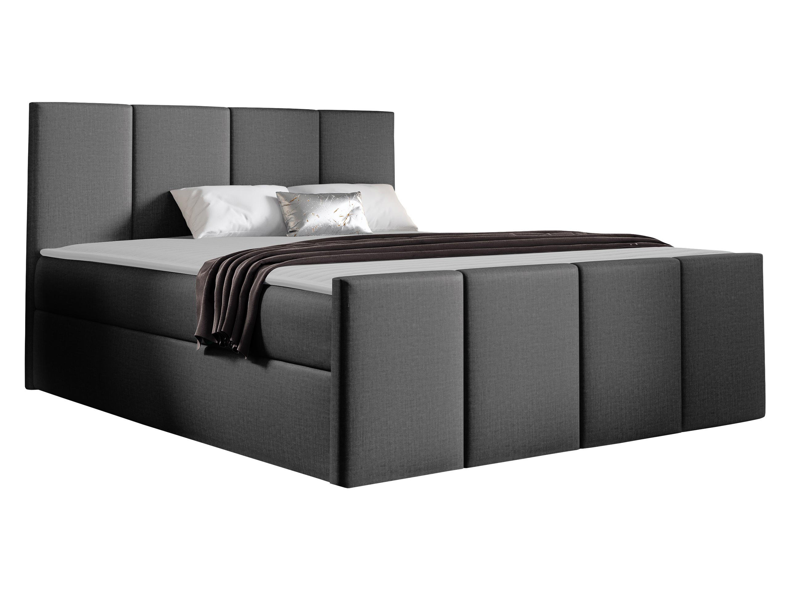 BOXBETT Lars - Alufarben, Holz (180/200cm) - MIRJAN24