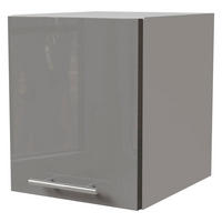 KLAPPHÄNGESCHRANK Essen W4B/30 Grau Hochglanz / Weiß Matt 30 / 32,5 / 36cm - Weiß/Grau, Holz/Holzwerkstoff (30/32.5/36cm) - Feldmann-Wohnen