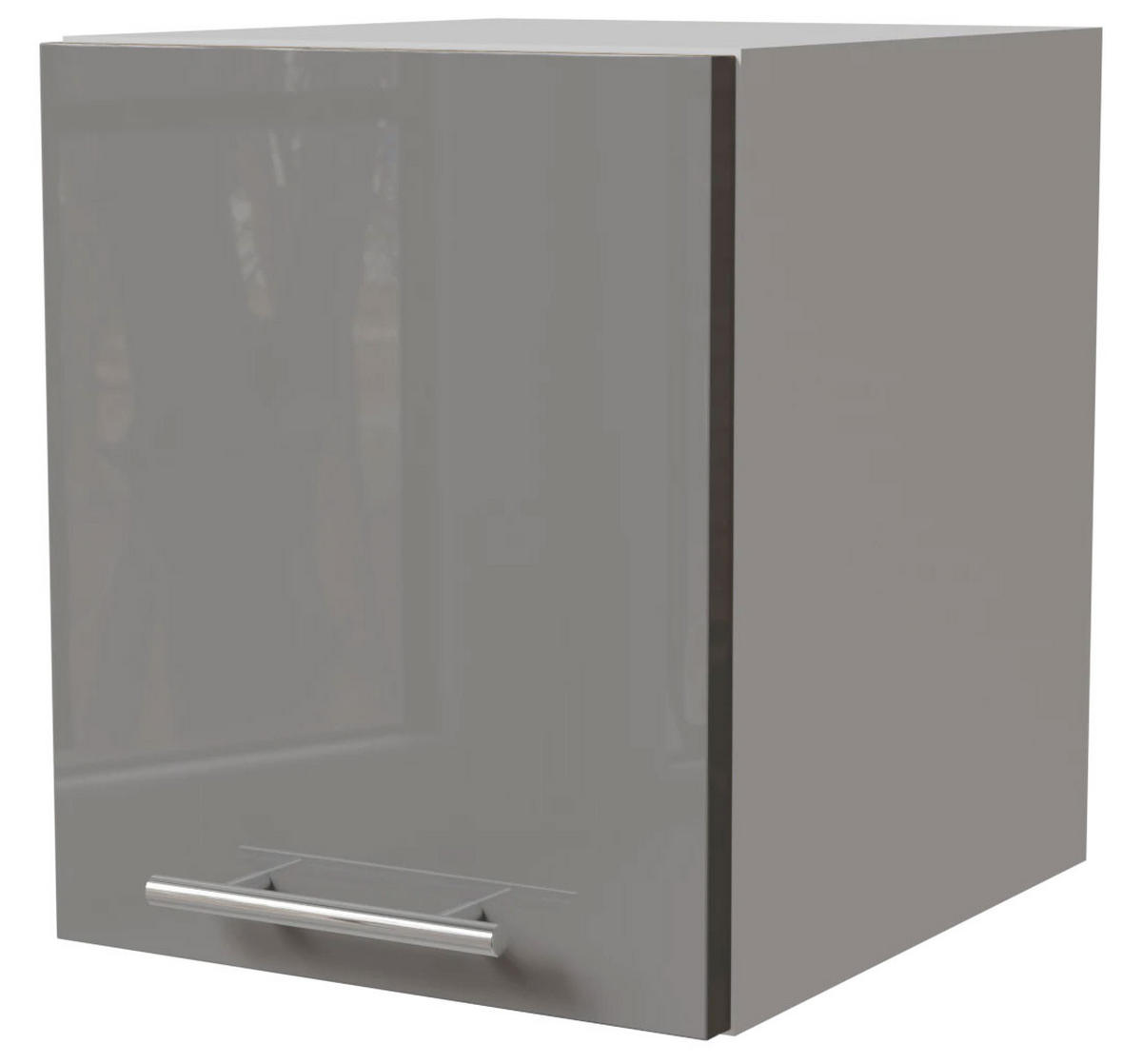 KLAPPHÄNGESCHRANK Essen W4B/30 Grau Hochglanz / Weiß Matt 30 / 32,5 / 36cm - Weiß/Grau, Holz/Holzwerkstoff (30/32.5/36cm) - Feldmann-Wohnen