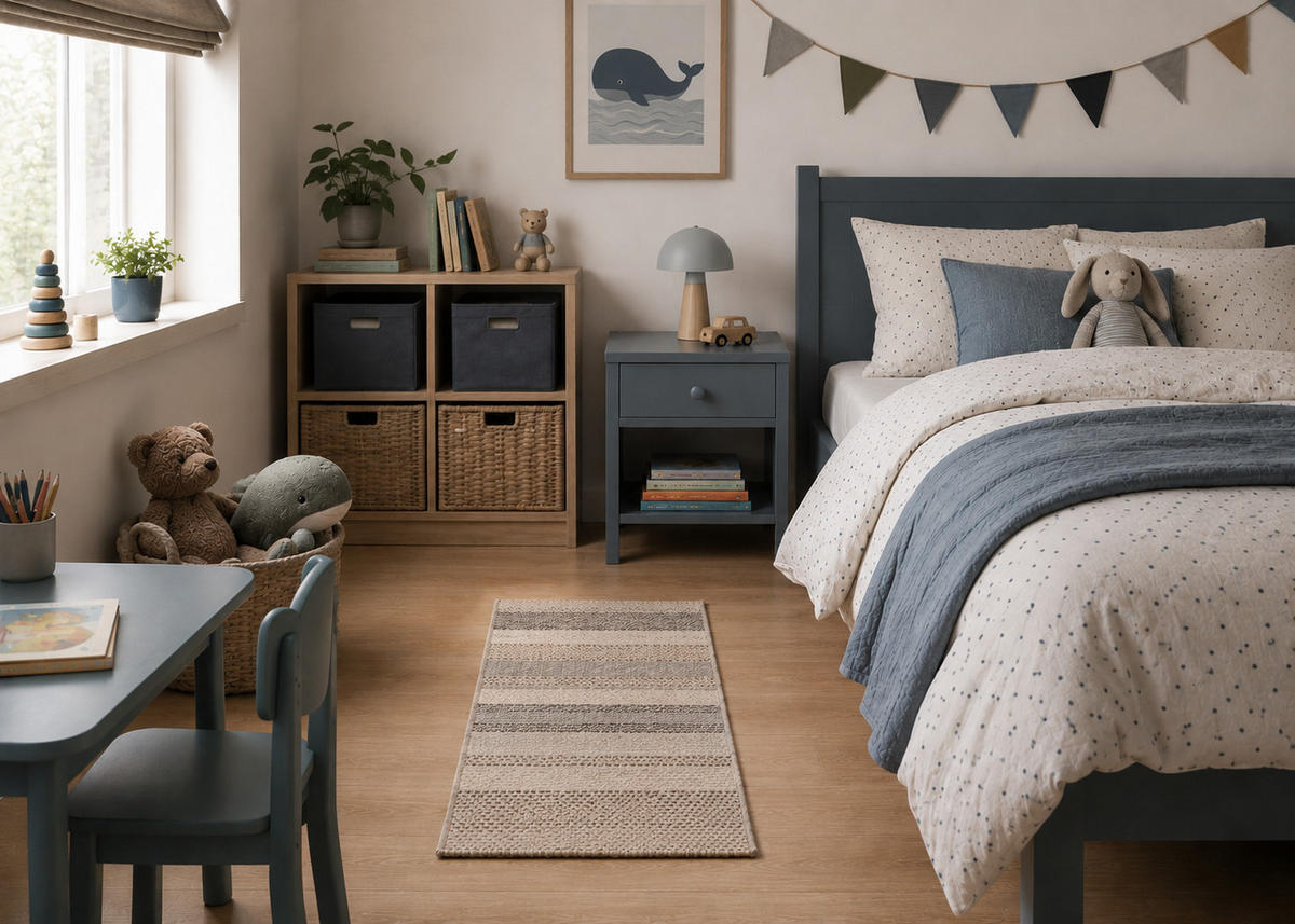 WOLLTEPPICH Raven 55/95 cm - Beige, Naturmaterialien (55/95cm) - A2A Home