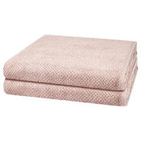 DUSCHTUCH Pure 2er-Set - Rosa, Textil (80/150cm) - Cawö
